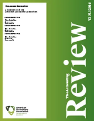 Accounting Review cover