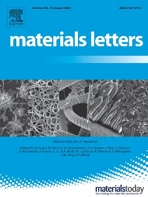 Materials Letters cover