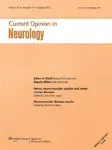 Current Opinion in Neurology cover