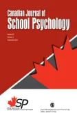 Canadian Journal of School Psychology cover