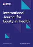International Journal for Equity in Health cover
