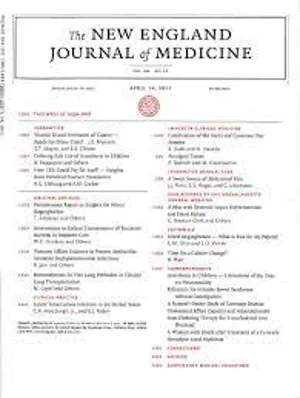 New England Journal of Medicine cover