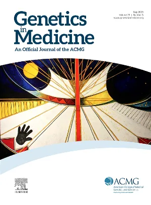Genetics in Medicine cover
