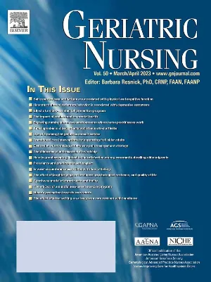 Geriatric Nursing cover