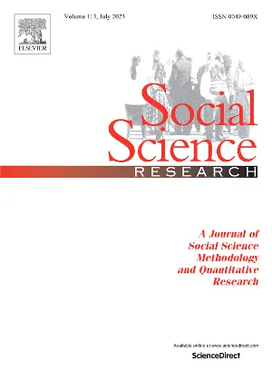 Social Science Research cover