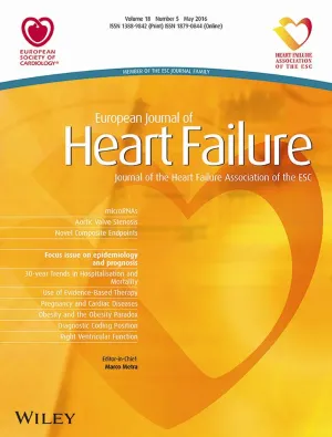 European Journal of Heart Failure cover