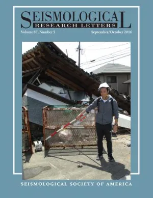 Seismological Research Letters cover