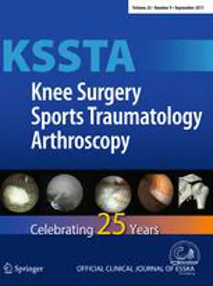 Knee Surgery Sports Traumatology Arthroscopy cover