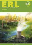 Environmental Research Letters cover