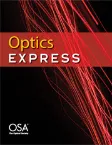 Optics Express cover
