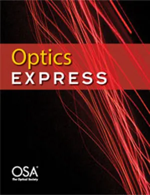 Optics Express cover