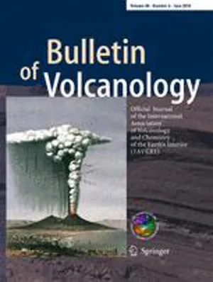 Bulletin of Volcanology cover