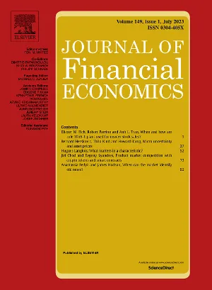 Journal of Financial Economics cover