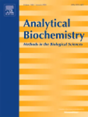 Analytical Biochemistry cover