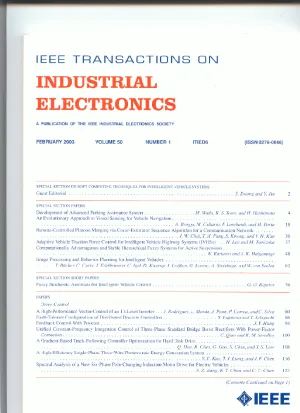 IEEE Transactions on Industrial Electronics cover