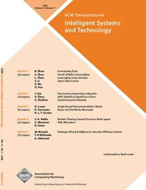 ACM Transactions on Intelligent Systems and Technology cover