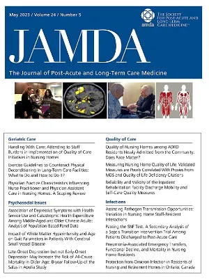 Journal of the American Medical Directors Association cover