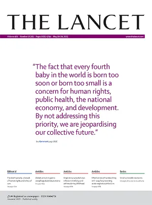 The Lancet cover