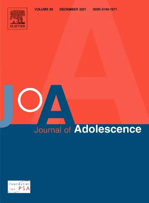 Journal of Adolescence cover