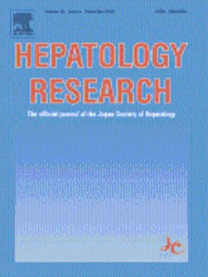 Hepatology Research cover
