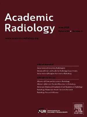 Academic Radiology cover