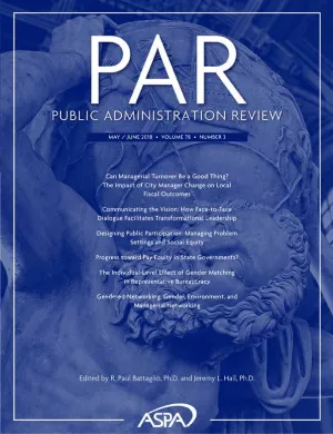 Public Administration Review cover