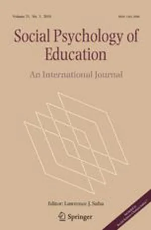 Social Psychology of Education cover