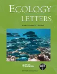 ECOLOGY LETTERS cover