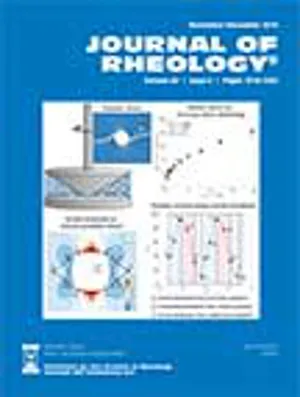 Journal of Rheology cover