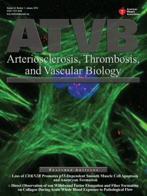 Arteriosclerosis Thrombosis and Vascular Biology cover