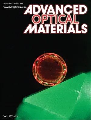 Advanced Optical Materials cover