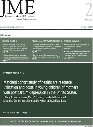 Journal of Medical Economics cover