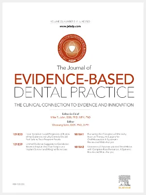 Journal of Evidence-Based Dental Practice cover