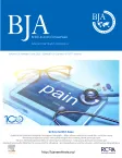British Journal of Anaesthesia cover
