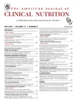 American Journal of Clinical Nutrition cover