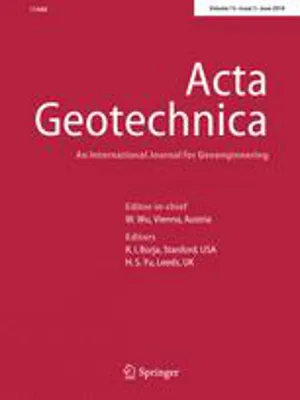 Acta Geotechnica cover