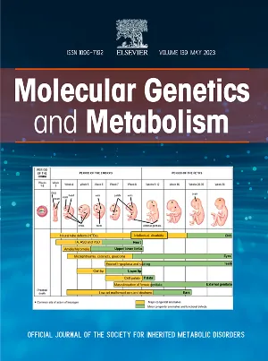 Molecular Genetics and Metabolism cover