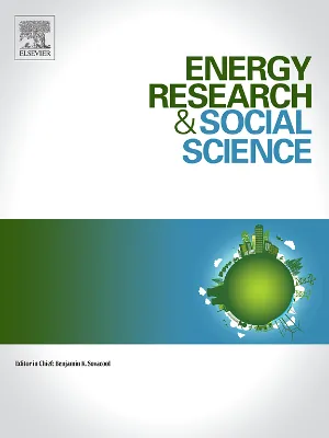 Energy Research and Social Science cover