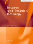 European Food Research and Technology cover