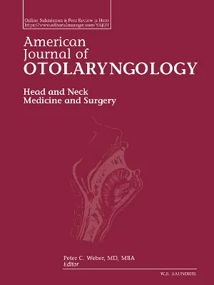 American Journal of Otolaryngology cover