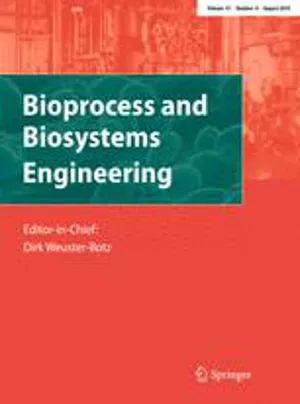 Bioprocess and Biosystems Engineering cover
