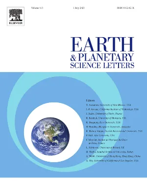 Earth and Planetary Science Letters cover
